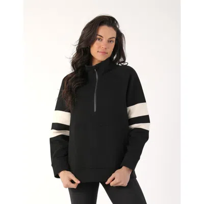 Glyder Prodigous Scuba Knit 1/4 Zip Up Jacket In Multi