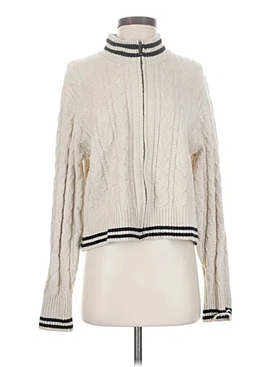 Pre-owned Glyder Pullover Sweater In White