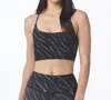 Glyder Pure Bra: Streaking Tiger In Black In Multi