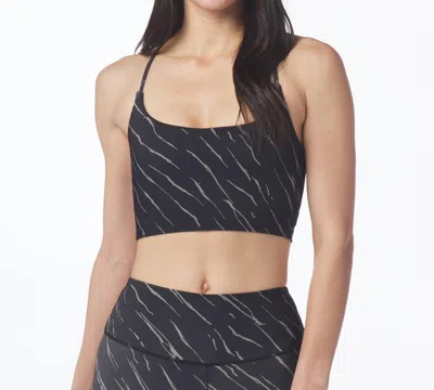 Glyder Pure Bra: Streaking Tiger In Black In Multi