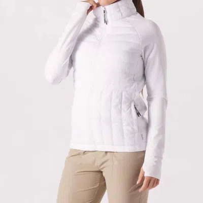 Glyder Pure Puffer Jacket In White