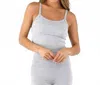 Glyder Relaxed Racer Back In Heather Grey In Gray