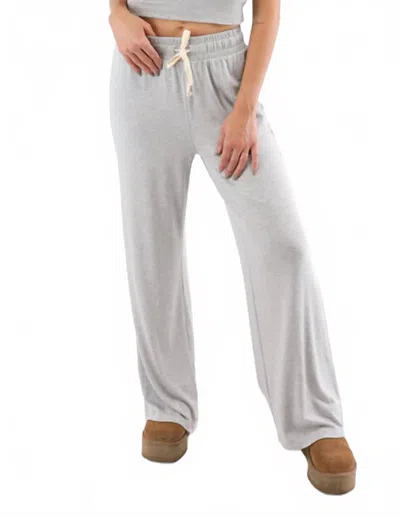 Glyder Relaxed Straight Leg Pant In Heather Grey In Gray