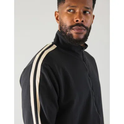 Glyder Retro Zip Up In Black