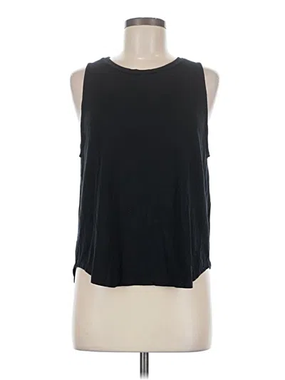 Pre-owned Glyder Sleeveless Top Black Halter Neckline Tops