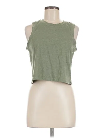 Pre-owned Glyder Sleeveless T-shirt In Green