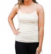 Glyder Spaghetti Strap Tank In Off-white In Neutral