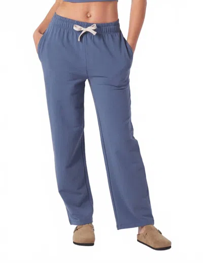 Glyder Straight Leg Sweatpant In Washed Blue