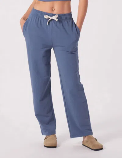 Glyder Straight Leg Sweatpant In Washed Blue