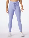 Glyder Street Drawstring Leggings In Lilac In Purple