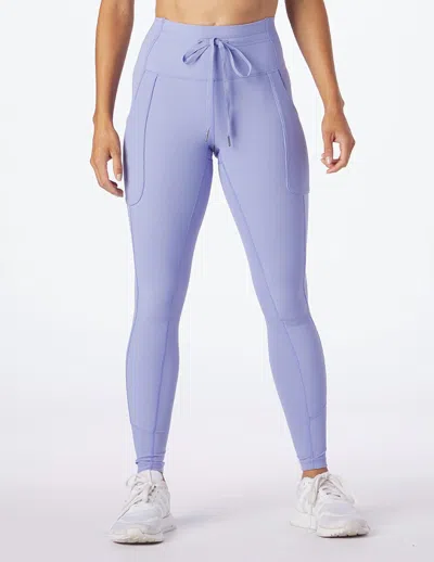 Glyder Street Drawstring Leggings In Lilac In Purple