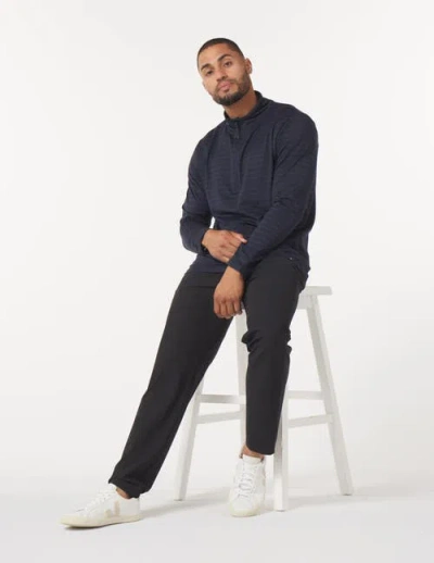 Glyder Tahoe 1/4 Zip Up Marble In Black