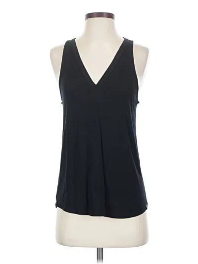 Pre-owned Glyder Tank Top Black Plunge Neckline Tops