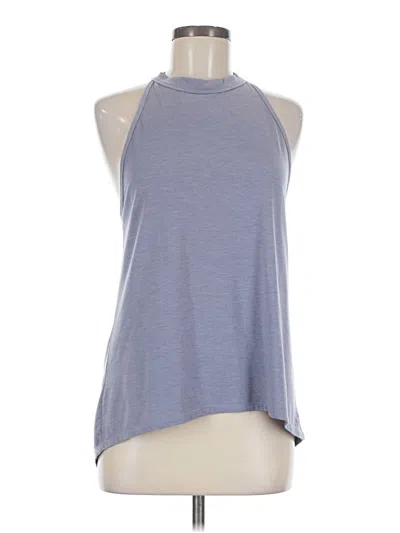 Pre-owned Glyder Tank Top Gray Halter Neckline Tops