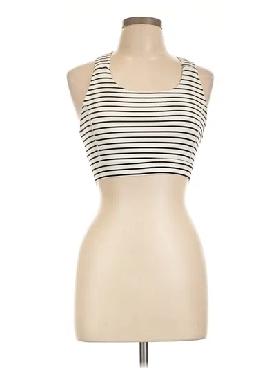 Pre-owned Glyder Tank Top Ivory Halter Neckline Tops