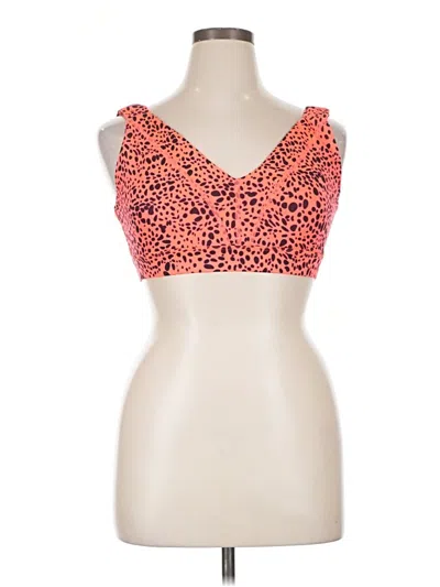 Pre-owned Glyder Tank Top Orange Sweetheart Neckline Tops