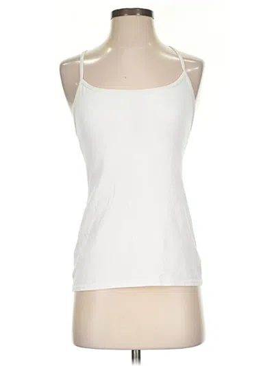 Pre-owned Glyder Tank Top White Halter Neckline Tops