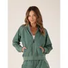 Glyder Track Mode Jacket In Green