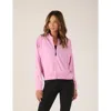 Glyder Track Mode Jacket In Pink
