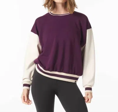 Glyder Varsity Crew In Mulberry