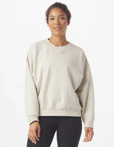Glyder Vintage Oversized Crew In Neutral