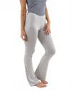 Glyder Weekend Flare Pant In Heather Grey In Gray
