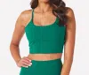Glyder Women's Pure Bra In Emerald