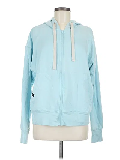 Pre-owned Glyder Zip Up Hoodie In Blue
