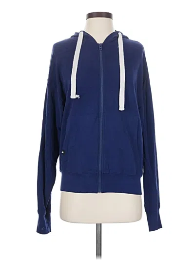 Pre-owned Glyder Zip Up Hoodie In Blue