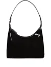 Glynit Molly Patent-leather Single-handle Shoulder Bag In Black
