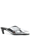 Gmbh 65mm Zina Mules In Silver
