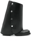 Gmbh 80mm Emrik High Shaft Gaiter Boots In Black