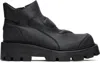 Gmbh Aeon Embossed Leather Boots In Black