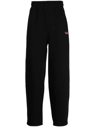 Gmbh Ahmed Logo-embroidered Track Pants In Schwarz