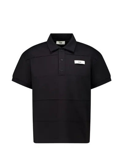 Gmbh 패치워크 폴로 셔츠 In Black