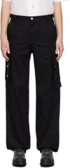 GMBH BLACK BALTASAR CARGO PANTS