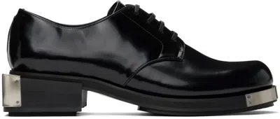 Gmbh Black Basim Derbys In Old Black Abrasivato