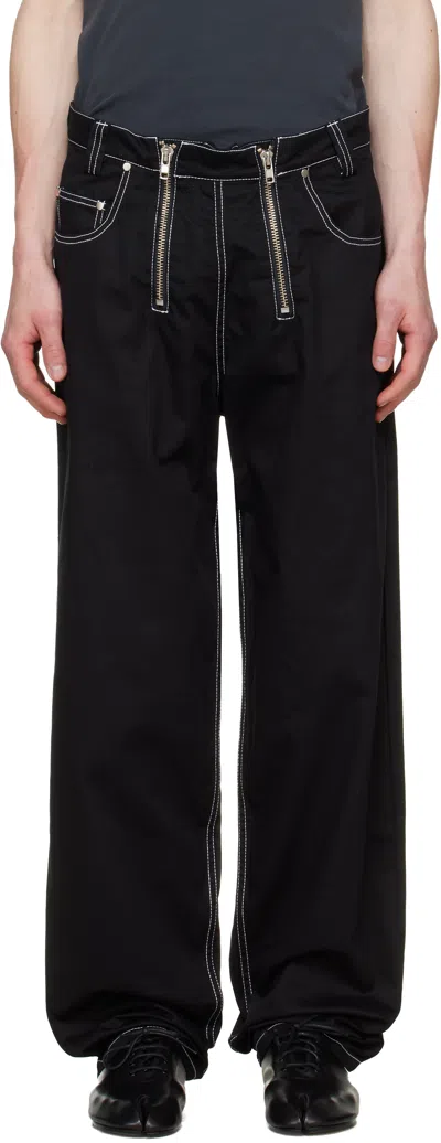 Gmbh Black Cyrus Double Fly Trousers