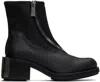 Gmbh Black Ergonomic Riding Boots In Black