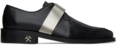 Gmbh Black Sinan Loafers In Black Apple Pam