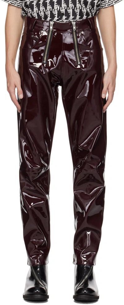 Gmbh Burgundy Thor Trousers In Bgdy Burgundy