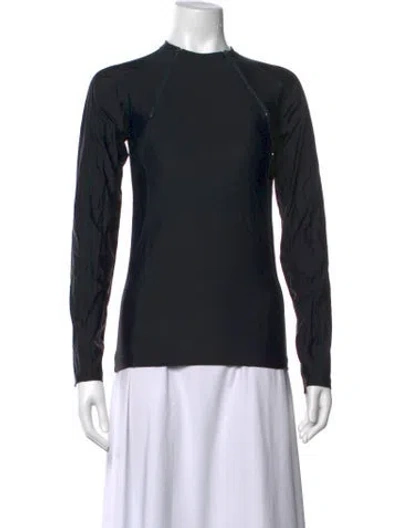 Pre-owned Gmbh Crew Neck Long Sleeve Top In Black