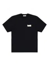 Gmbh Embroidered Cutout Logo T-shirt In Black