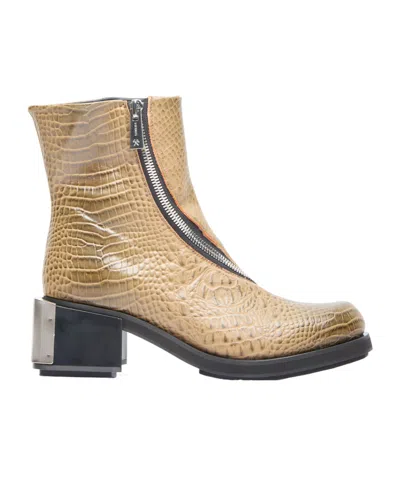 Gmbh Ergonomic Riding Ankle Boot In Neutral