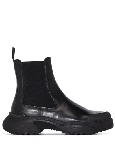 GMBH FAUX-LEATHER CHELSEA BOOTS