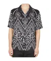 Gmbh Script-print Short-sleeve Shirt In Black