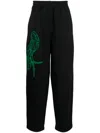 Gmbh Graphic-print Track Pants In Black