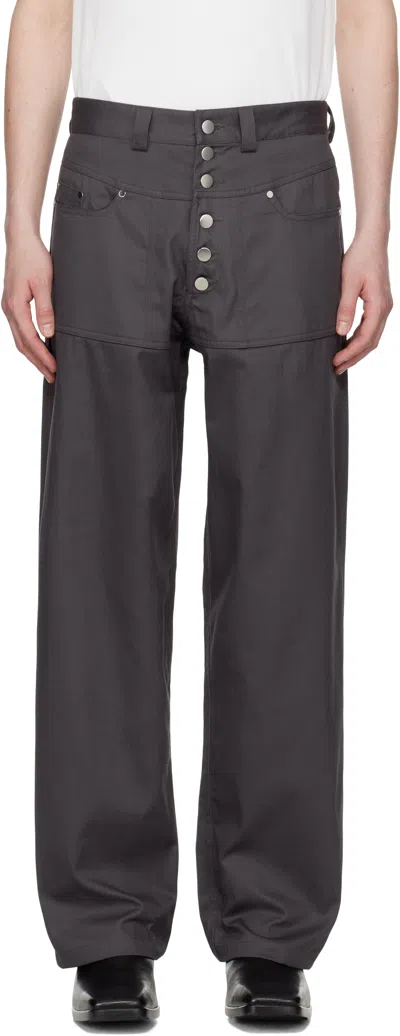 Gmbh Gray Arun Trousers In Grey