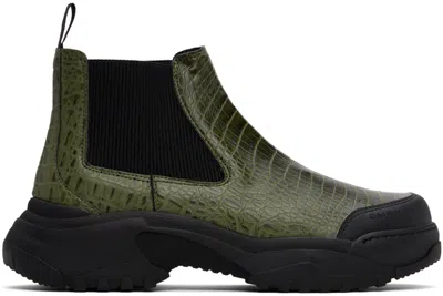 Gmbh Green Low Chelsea Boots