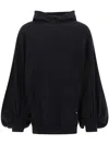 Gmbh Hoodie With Oversized Sleeves In Black